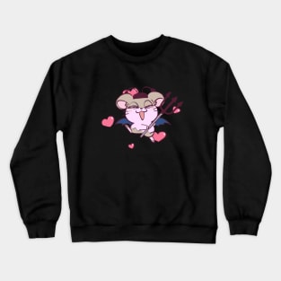 hamham heartbreak spat with hearts Crewneck Sweatshirt